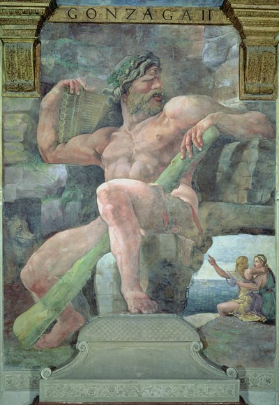 The giant Polyphemus with Galatea and the herdsman Acis by Giulio Romano